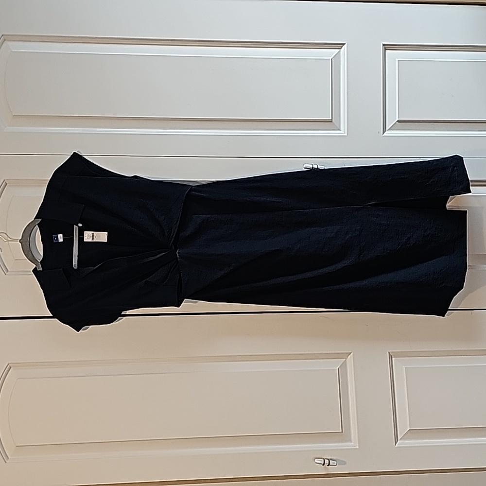 Old Navy Cut Out Waist Button Down Midi-dress